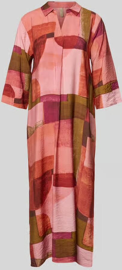 Soyaconcept relaxed fit midi-jurk van viscosemix model 'Catania' - Foto 2