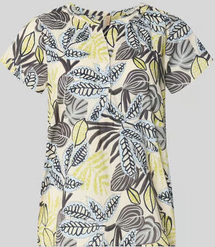 Soyaconcept relaxed fit T-shirt met all-over bloemenmotief - Foto 2