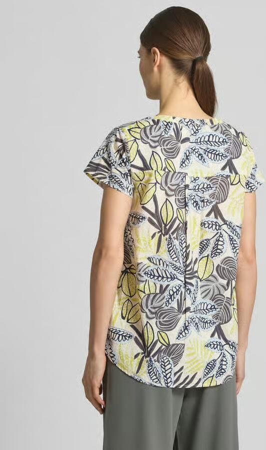 Soyaconcept relaxed fit T-shirt met all-over bloemenmotief