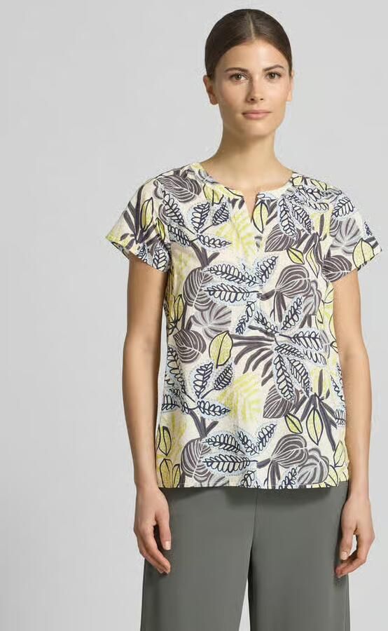 Soyaconcept relaxed fit T-shirt met all-over bloemenmotief - Foto 4