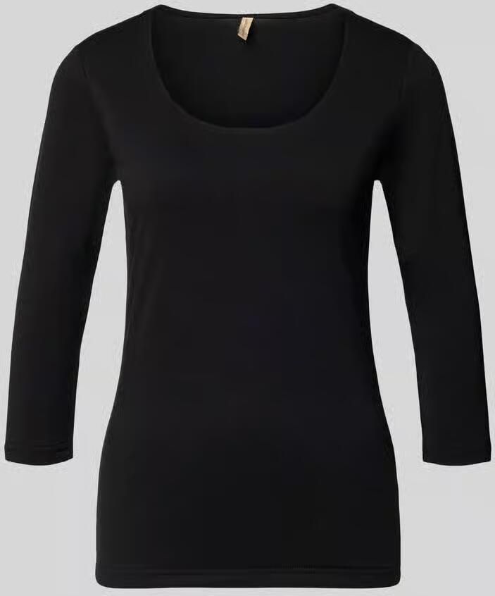 Soyaconcept T-shirt met 3 4-mouwen model 'Pylle'