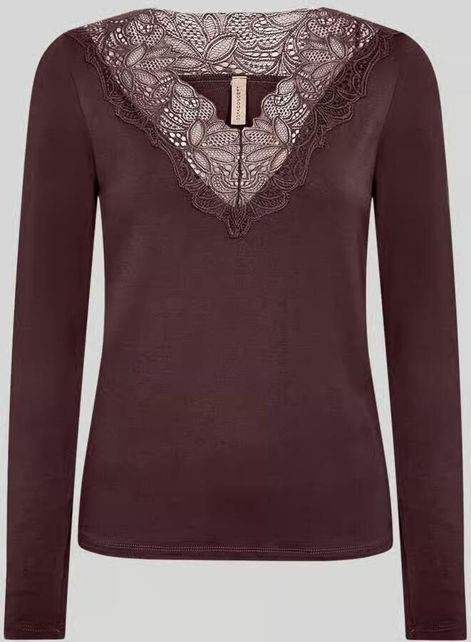 Soyaconcept Slim fit shirt met lange mouwen van lyocellmix model 'Marica'
