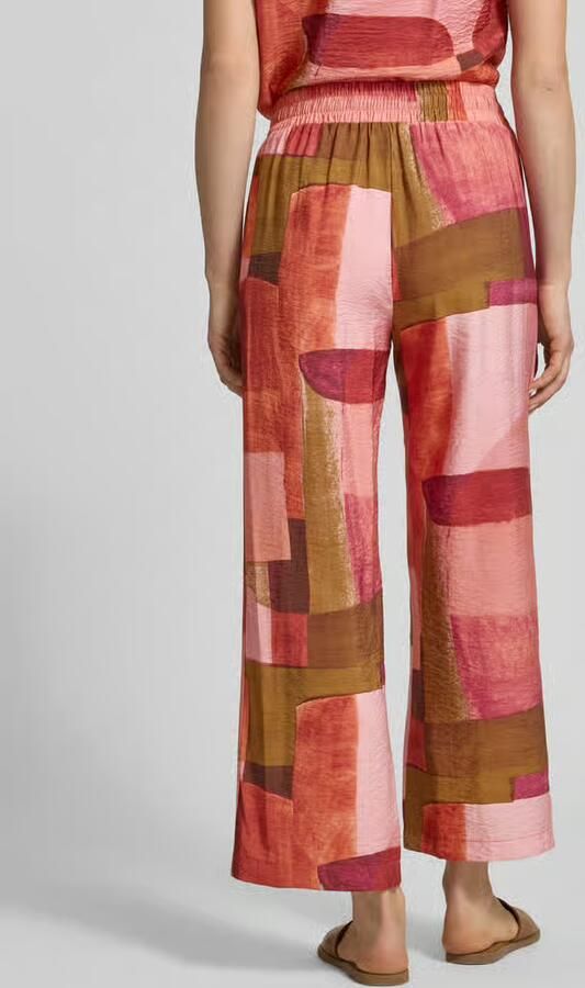 Soyaconcept Stoffen broek in all-over look model 'CATANIA'
