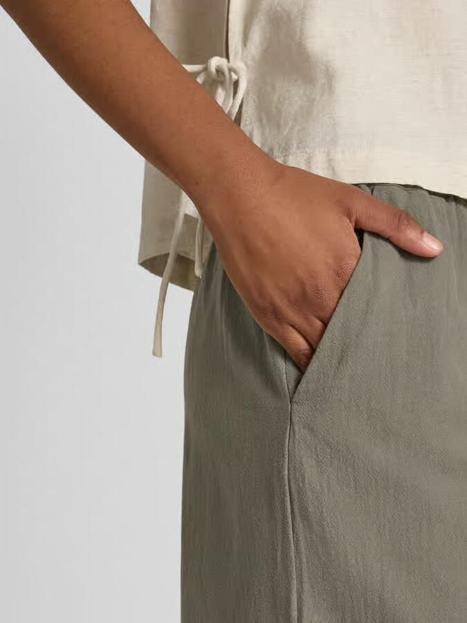 Soyaconcept Wide leg stoffen broek met verkort model 'CISSIE'