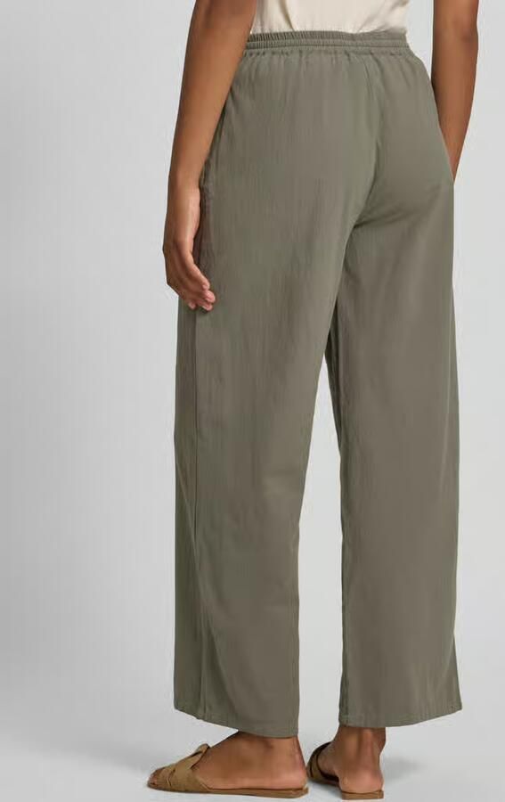 Soyaconcept Wide leg stoffen broek met verkort model 'CISSIE'