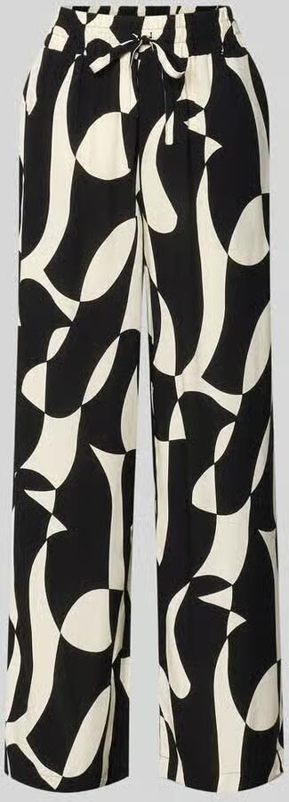 Soyaconcept Stoffen broek van viscose in all-over look model 'CHANISE' - Foto 4