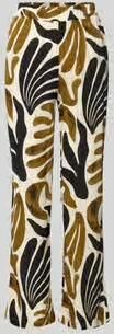 Soyaconcept Stoffen broek van viscose in all-over look model 'FELDI'