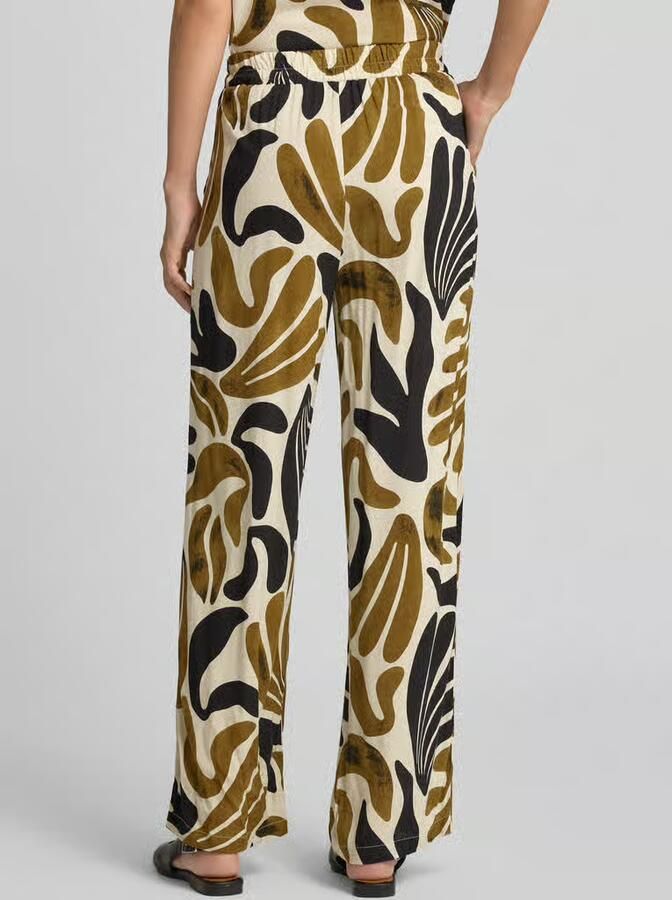 Soyaconcept Stoffen broek van viscose in all-over look model 'FELDI' - Foto 2