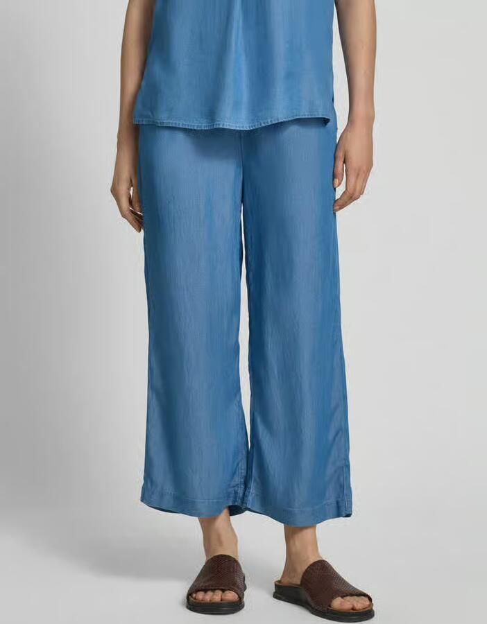 Soyaconcept Straight fit stoffen broek van pure lyocell model 'Liv' - Foto 2