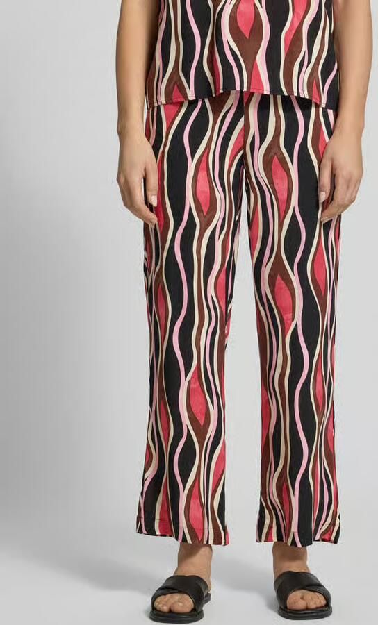 Soyaconcept straight fit stoffen broek van pure viscose model 'Cammi' - Foto 2