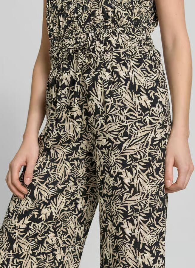 Soyaconcept straight fit stoffen broek van pure viscosemix model 'Faye'