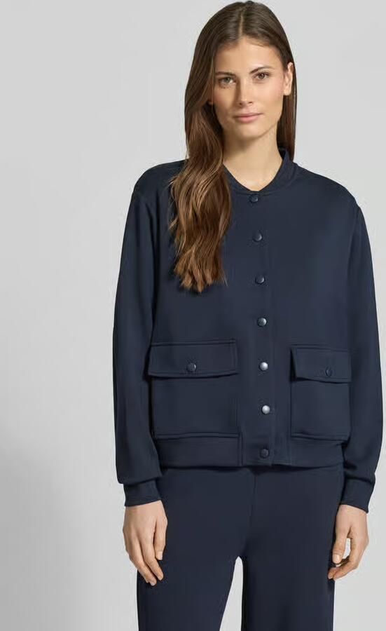 Soyaconcept Sweatjack met drukknoopsluiting Model 'BANU' - Foto 3