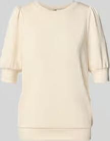 Soyaconcept Comfortabele Crème Sweater met Korte Mouwen Beige Dames - Foto 11
