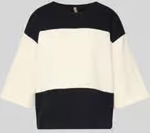 Soyaconcept Sweatshirt met geribde ronde hals model 'ANGELIN' - Foto 3