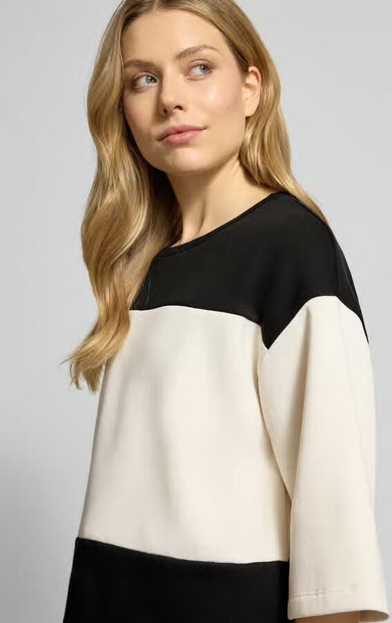 Soyaconcept Sweatshirt met geribde ronde hals model 'ANGELIN'
