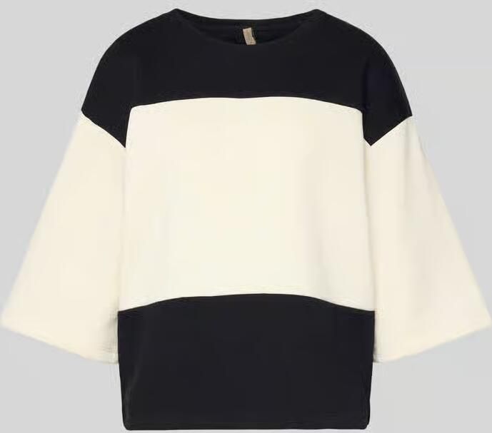 Soyaconcept Sweatshirt met geribde ronde hals model 'ANGELIN' - Foto 2