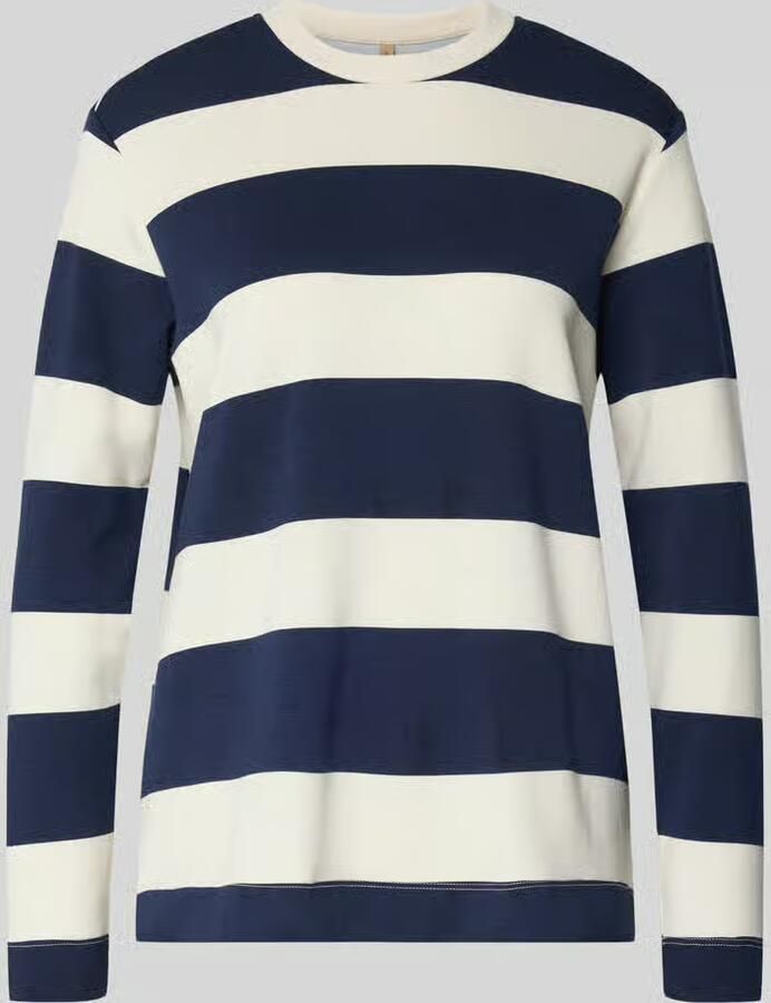 Soyaconcept Sweatshirt met geribde ronde hals model 'BARNI'
