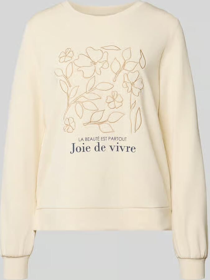 Soyaconcept Sweatshirt met labelprint model 'BANU'