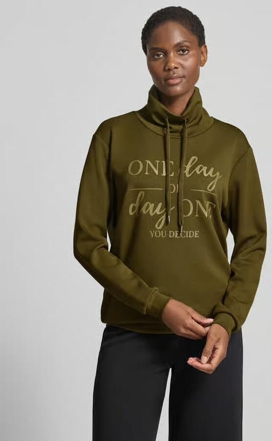 Soyaconcept Sweatshirt met opstaande kraag en tunnelkoord model 'BANU' - Foto 2