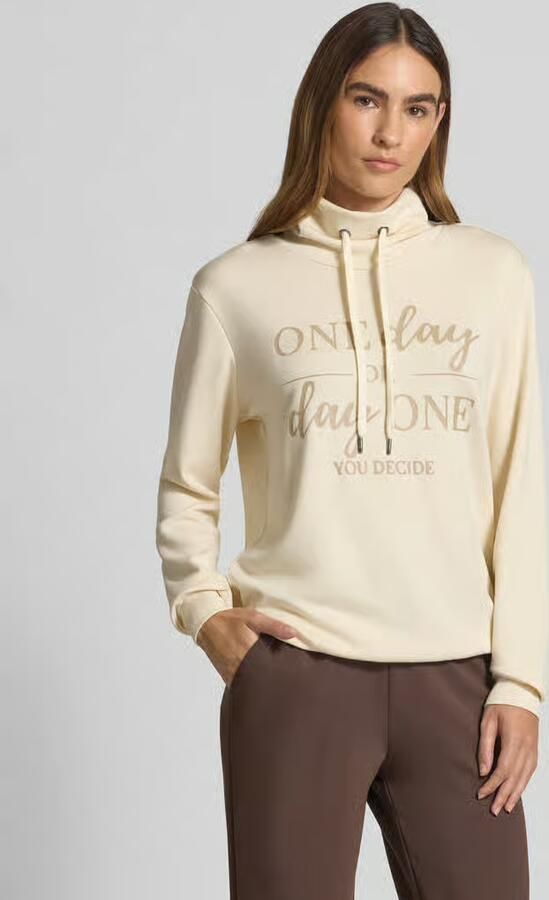 Soyaconcept Sweatshirt met opstaande kraag en tunnelkoord model 'BANU' - Foto 4