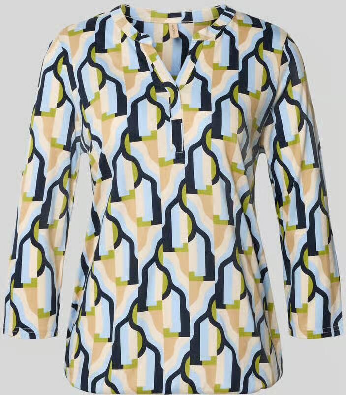 Soyaconcept T-shirt met 3 4-mouw model 'FELICITY' - Foto 5