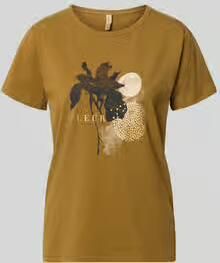 Soyaconcept T-shirt met motiefprint model 'RINA'