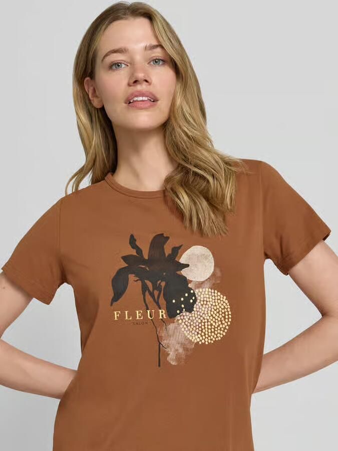 Soyaconcept T-shirt met motiefprint model 'RINA'