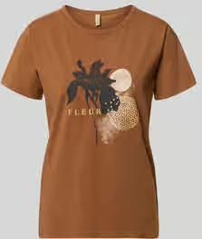 Soyaconcept T-shirt met motiefprint model 'RINA'