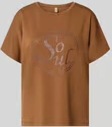 Soyaconcept T-shirt met statementprint model 'BANU'