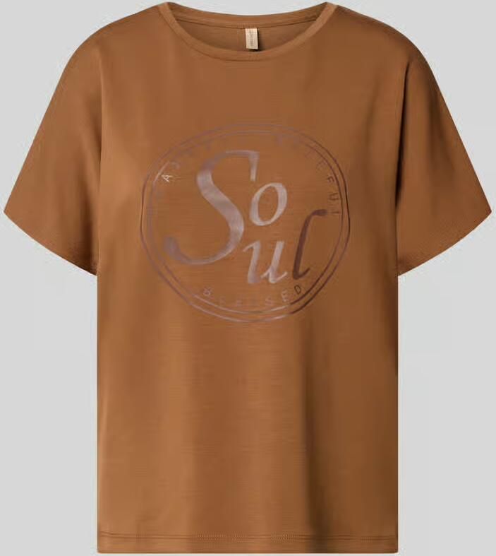 Soyaconcept T-shirt met statementprint model 'BANU' - Foto 2