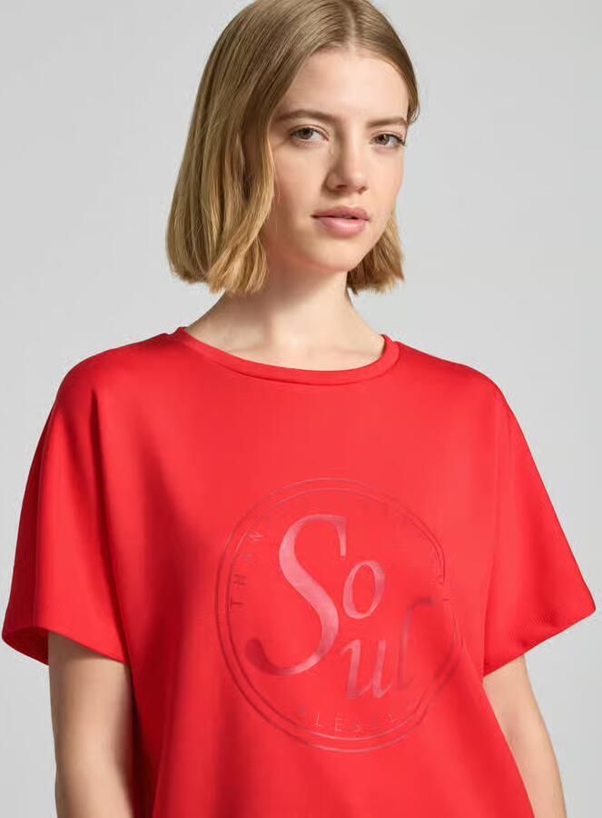 Soyaconcept T-shirt met statementprint model 'BANU'