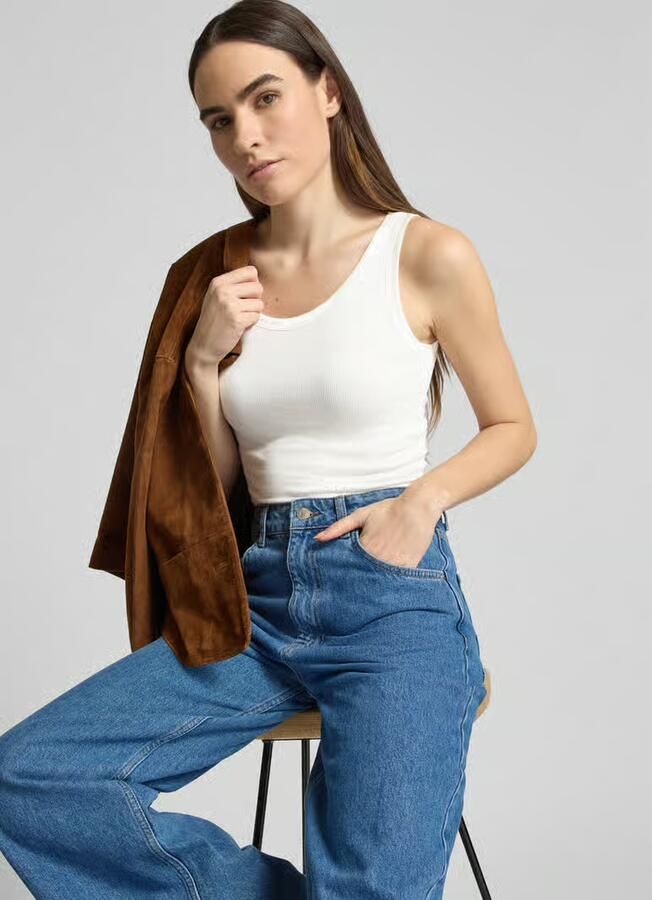 Soyaconcept Tanktop SC-RYAN 1 elastisch basis-top in viscose-ribkwaliteit super om onder te dragen - Foto 2