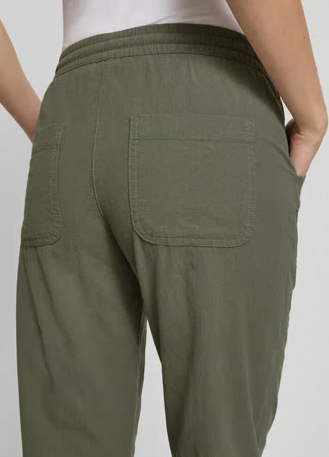 Soyaconcept Comfortbroek SC-CISSIE 10-C lichte zomerbroek van katoen in linnenlook