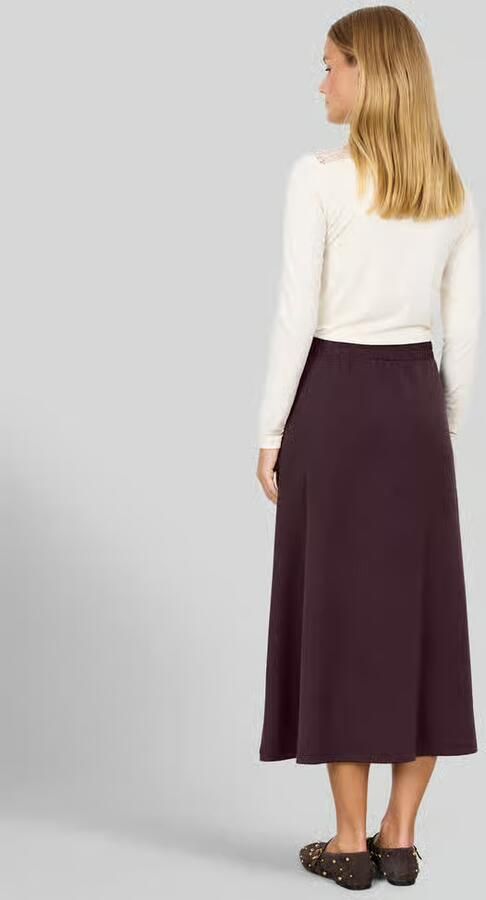 Soyaconcept Uitlopende midi-rok van modalmix model 'BANU' - Foto 3