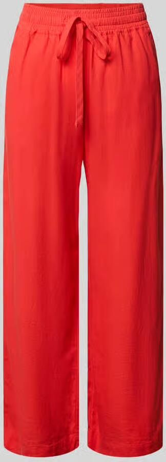 Soyaconcept wide fit stoffen broek van linnenmix met viscosemet model 'Ina' - Foto 2