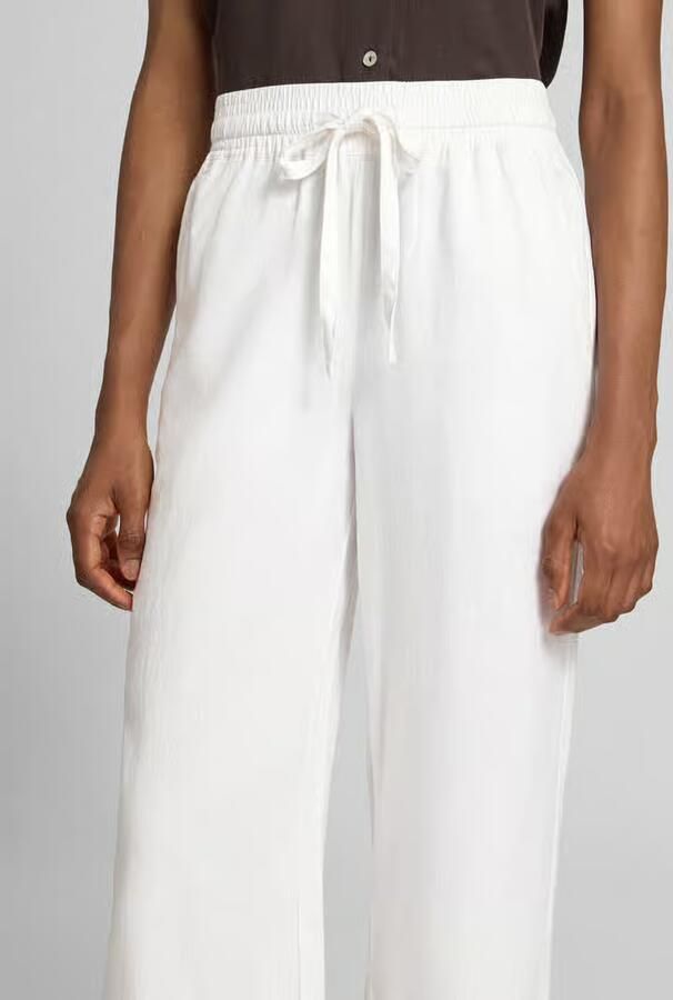 Soyaconcept wide fit stoffen broek van linnenmix met viscosemet model 'Ina' - Foto 2