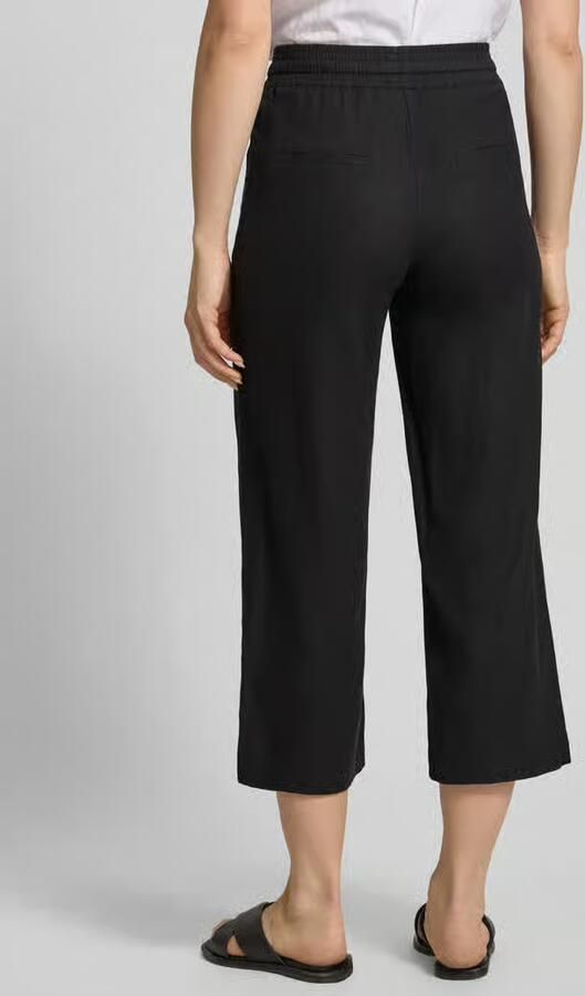 Soyaconcept wide fit stoffen broek van linnenmix met viscosemet model 'Ina' - Foto 4