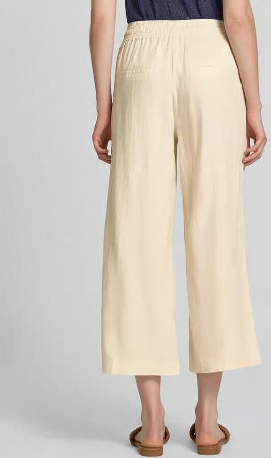 Soyaconcept wide fit stoffen broek van linnenmix met viscosemet model 'Ina' - Foto 4