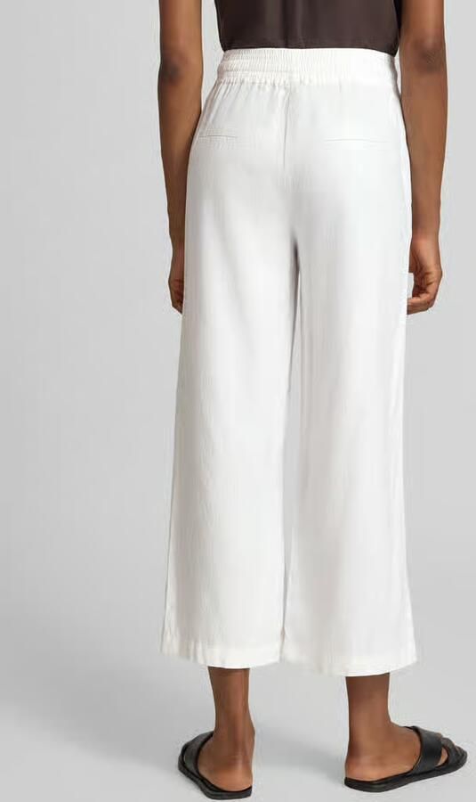 Soyaconcept wide fit stoffen broek van linnenmix met viscosemet model 'Ina'