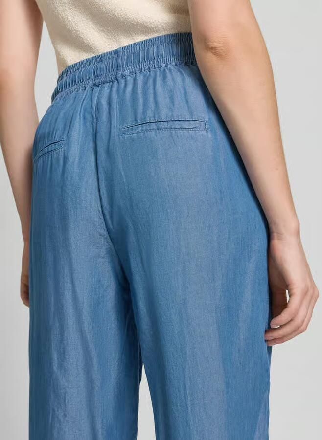 Soyaconcept Straight fit stoffen broek van pure lyocell model 'Liv'