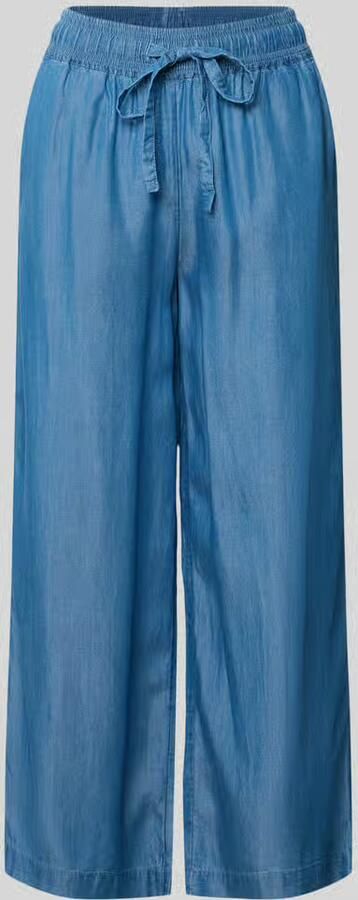 Soyaconcept Straight fit stoffen broek van pure lyocell model 'Liv' - Foto 4
