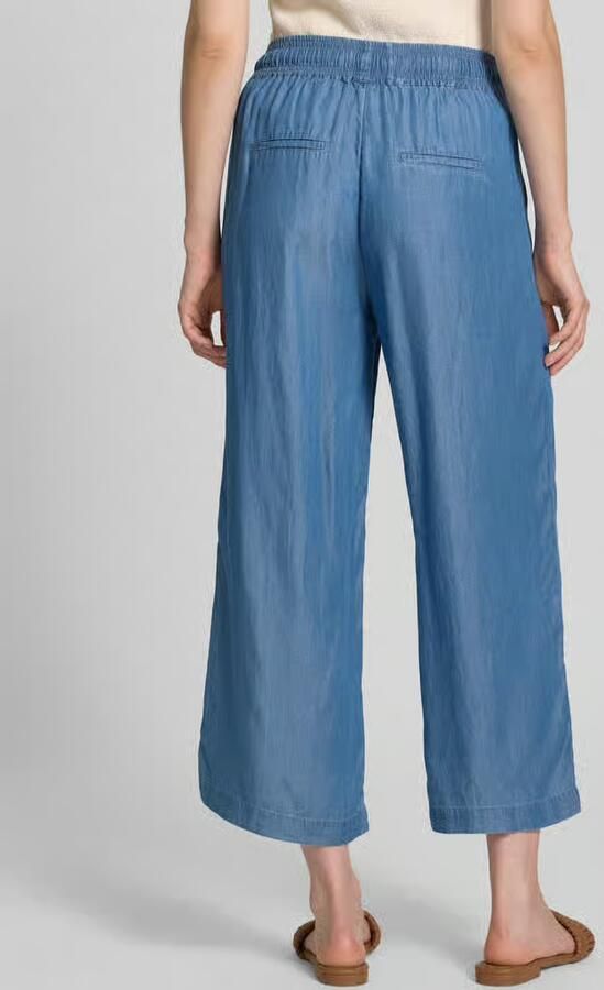 Soyaconcept Straight fit stoffen broek van pure lyocell model 'Liv' - Foto 6