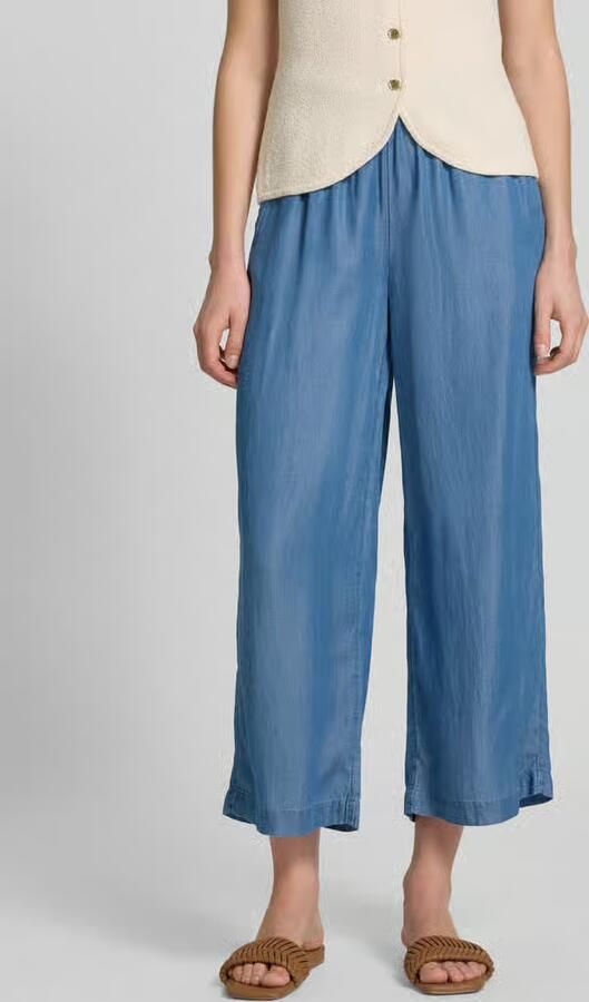 Soyaconcept Straight fit stoffen broek van pure lyocell model 'Liv' - Foto 7