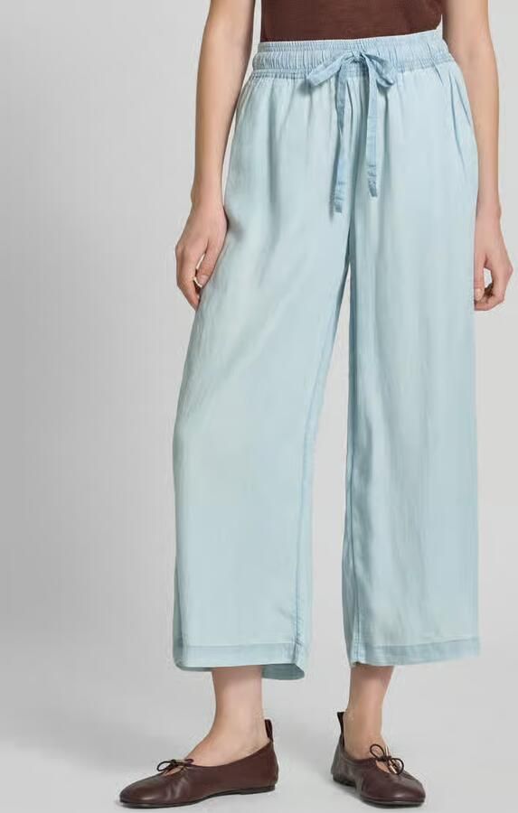Soyaconcept wide fit stoffen broek van puur lyocell in denimlook - Foto 2