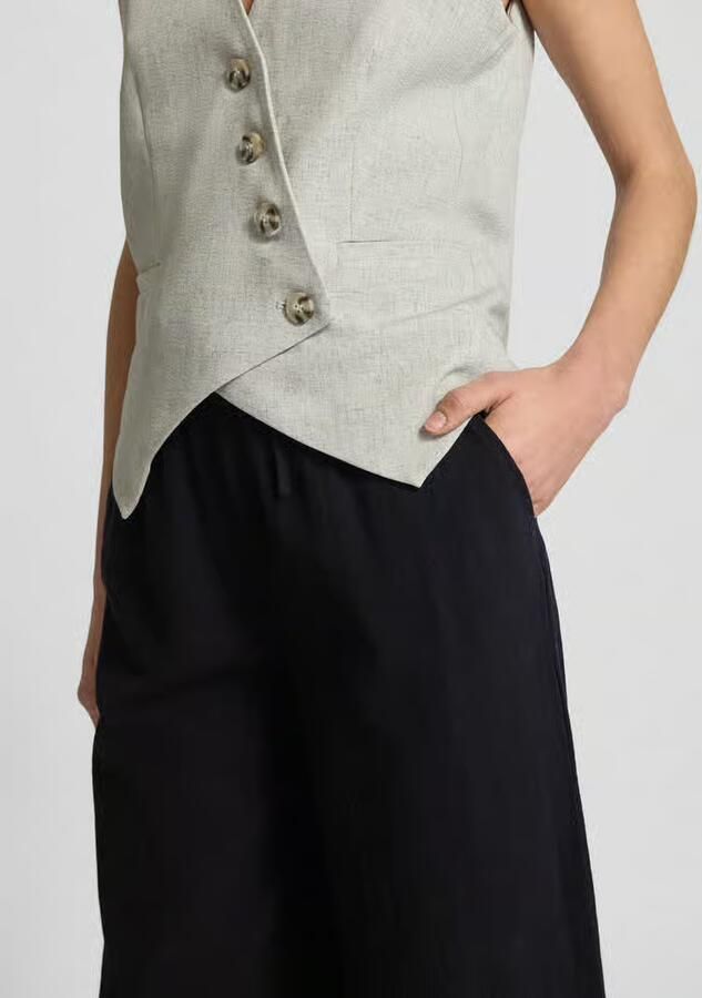 Soyaconcept Wide leg stoffen broek met verkort model 'CISSIE' - Foto 2