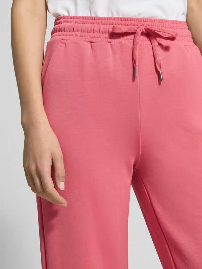 Soyaconcept Wide leg-sweatpants met elastische tailleband