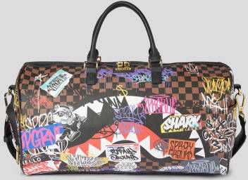 Sprayground Duffle bag met all-over motief model 'TAGGED UP'