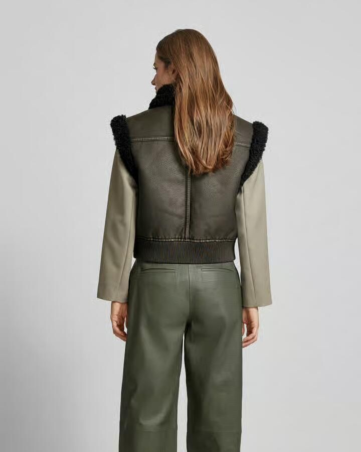 Stand Studio Kort gilet met ritssluiting - Foto 2