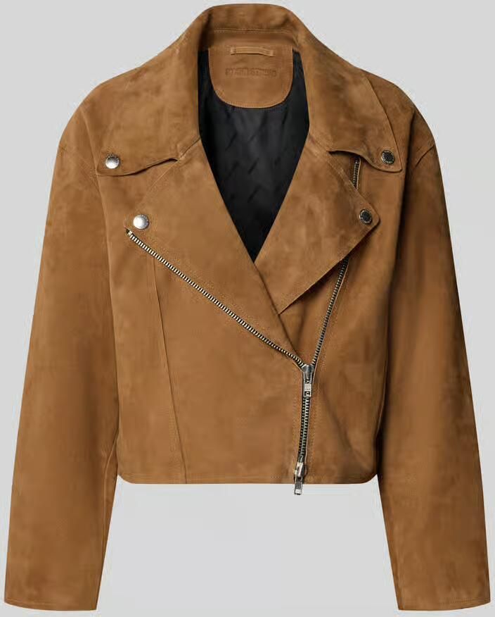 STAND STUDIO Leren jack met reverskraag model 'Kaia' - Foto 2
