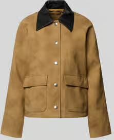 STAND STUDIO regular fit jack met platte kraag model 'Wilhelmina'